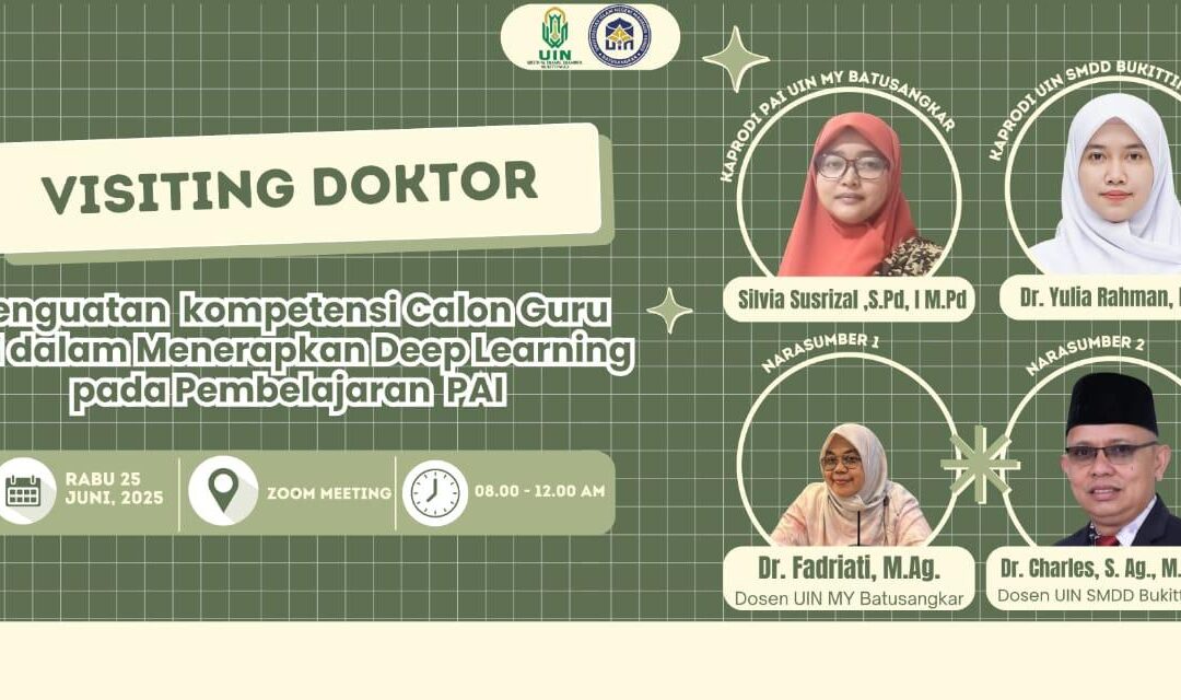 Penguatan Kompetensi Calon  Guru PAI dalam Menerapkan Deep Learning Pada Pembelajaran PAI