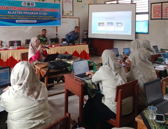 FORUM GURU SUMPUR KUDUS ADAKAN LAGI KREATIVITAS MEDIA PEMBELAJARAN PADA LANJUTAN KEGIATAN PKM DOSEN UIN MAHMUD YUNUS BATUSANGKAR