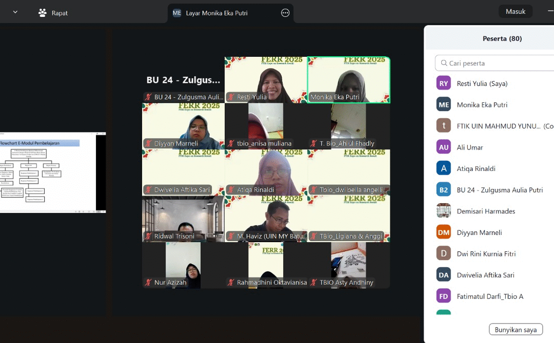 Tadris Biologi Meneliti  on FTIK Expo on Research Result (FERR) series 5