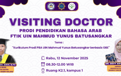 Perkuat Kurikulum Berbasis OBE Bersama Guru Besar Universitas Negeri Malang: Prodi PBA FTIK UIN Mahmud Yunus Batusangkar