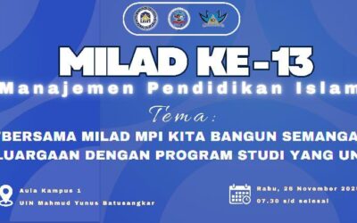Milad ke-13 Prodi MPI UIN Mahmud Yunus Batusangkar: Perkuat Semangat Kekeluargaan dan Wujudkan Program Studi Unggul