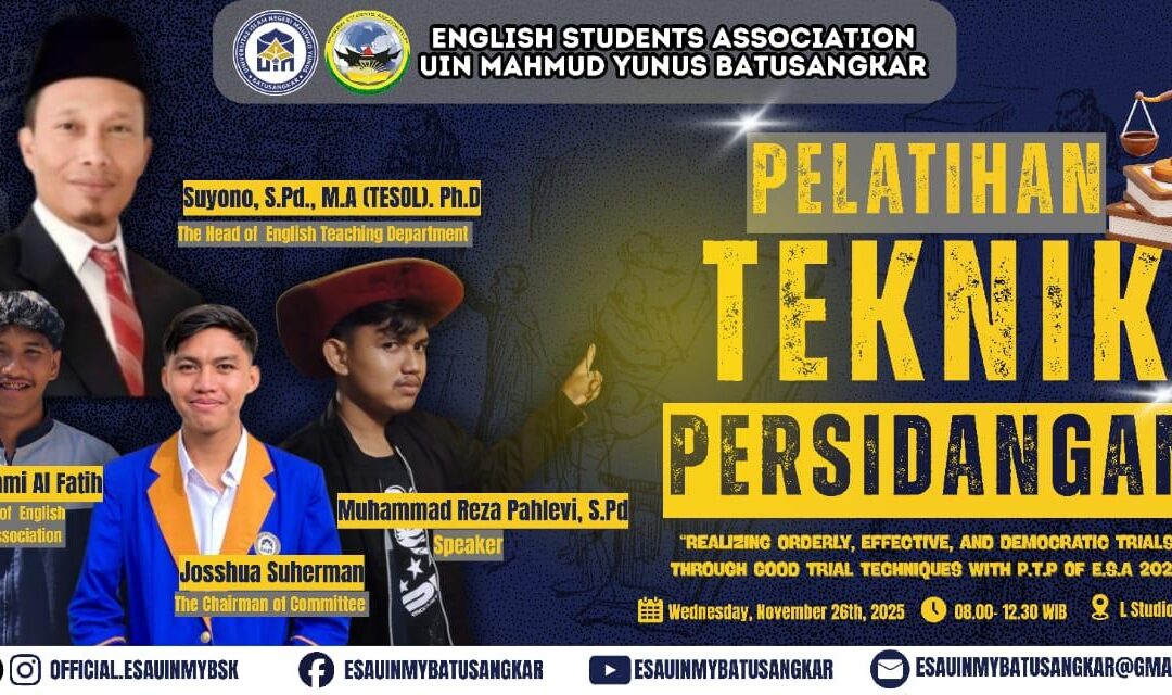 Membangun Generasi Kritis: ESA Gelar Pelatihan Teknik Persidangan 2025