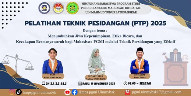 Asah Kepemimpinan Mahasiswa: HMPS PGMI Gelar Pelatihan Teknik Persidangan 2025