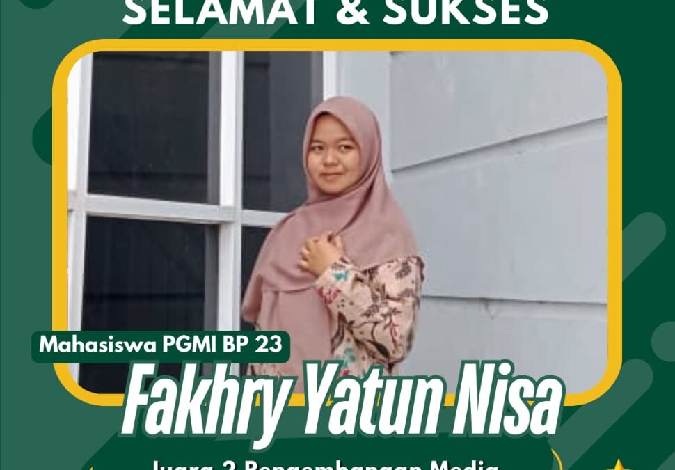 Mahasiswa PGMI UIN MY Batusangkar Raih Juara 2 Nasional di Ajang Pengembangan Media Pembelajaran MI/SD