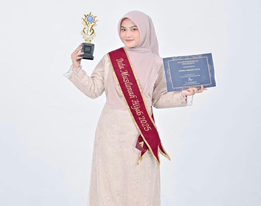 Mahasiswa PGMI UIN Mahmud Yunus Batusangkar Sesma Faradis Yulda Raih Gelar Duta Muslimah Hijab 2025