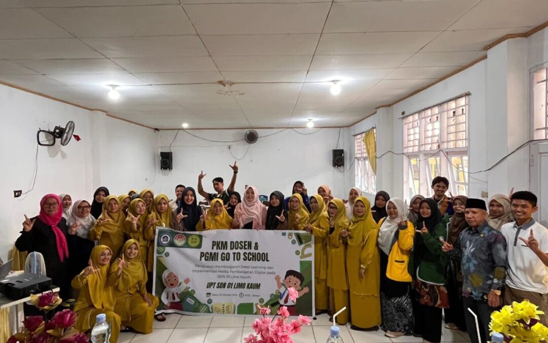 PGMI Go to School: Penguatan Deep Learning & Media Pembelajaran Digital di SDN 01 Limo Kaum