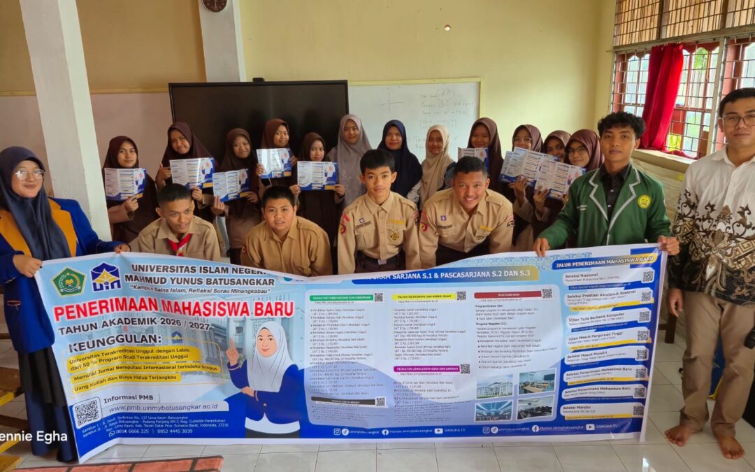 Sosialisasi PMB FTIK UIN MY Batusangkar di Payakumbuh: Dekatkan Informasi, Dekatkan Mimpi Generasi Muda