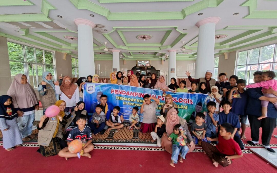 Program Studi Bimbingan dan Konseling Gelar Pendampingan Psikologis bagi Korban Bencana Alam di Nagari Guguak Malalo