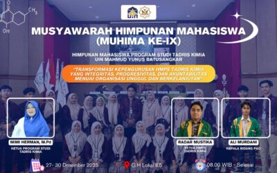 Transformasi Kepengurusan HMPS Tadris Kimia yang Integritas, Progresivitas, dan Akuntabilitas Menuju Organisasi Unggul dan Berkelanjutan