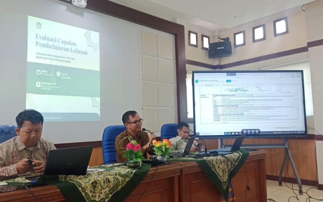 FTIK UIN Mahmud Yunus Gelar Evaluasi CPL Berbasis OBE: Perkuat Kualitas Lulusan