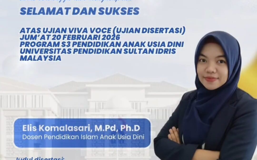Siap Go International, Prodi PIAUD UIN Batusangkar Kini Diperkuat Deretan Dosen Doktor