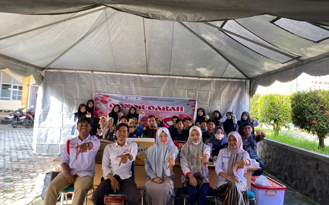 Aksi Donor Darah KSR PMI UIN Mahmud Yunus Batusangkar Dukung Ketersediaan Stok Darah