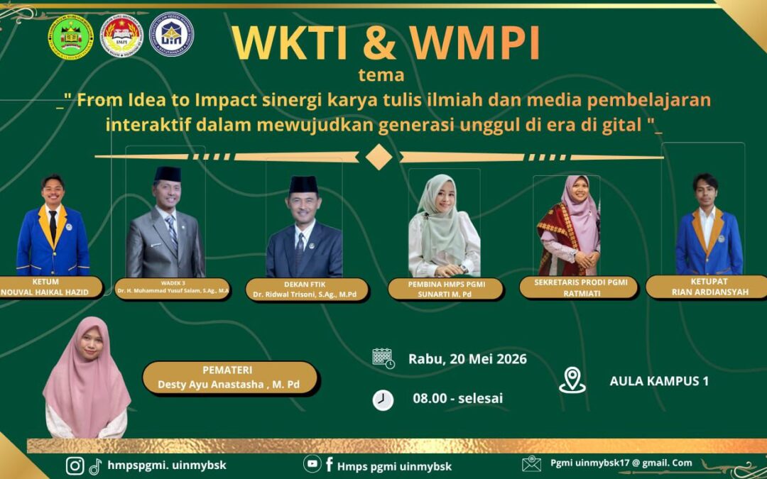 Tingkatkan Kompetensi Mahasiswa, HMPS PGMI 2026 Adakan Workshop KTI dan Media Pembelajaran Interaktif