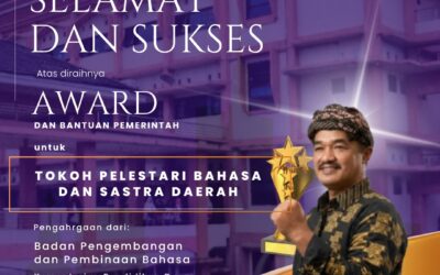 Dosen UIN Raih Award dan Bantuan Pemerintah Tokoh Pelestari Bahasa dan Sastra Daerah Tahun 2026