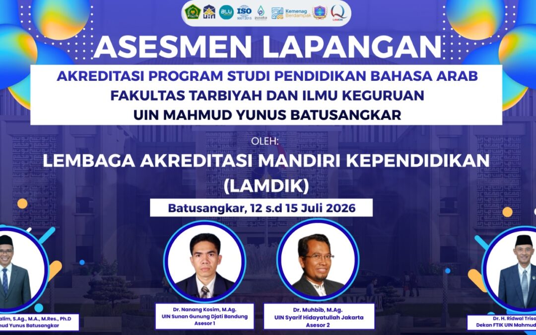 Asesmen Lapangan Prodi PBA FTIK UIN Mahmud Yunus Batusangkar: Menguatkan Tata Kelola, Meningkatkan Kualitas