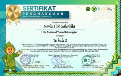 Buktikan Kemampuan Berbahasa Inggris, Novia Fitri Salsabila Sukses di Ajang Nasional FORDETAK