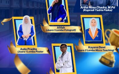 Gemilang di Tingkat Nasional, Empat Mahasiswa Tadris Fisika FTIK Raih Juara pada FORDETAK dan Rakernas PPPFI